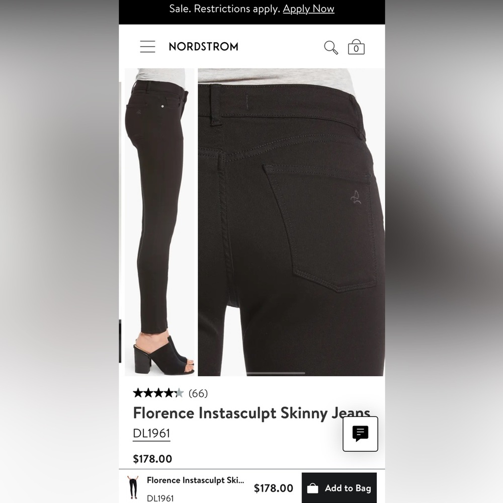 NWT DL1961 Margaux Instasculpt Jeans